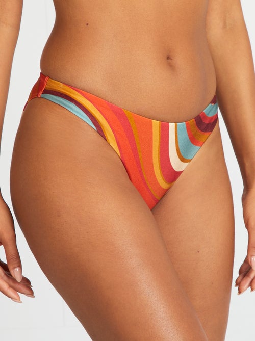 Bikinibroekje met psychedelische print - Kiabi
