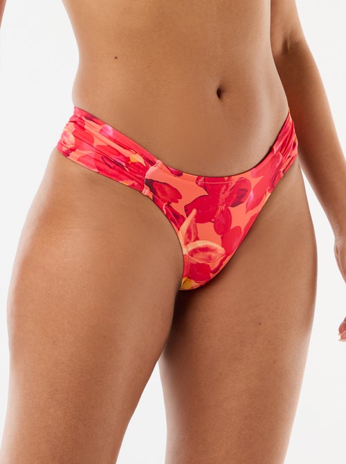 Bikinitanga met bloemenprint - Kiabi