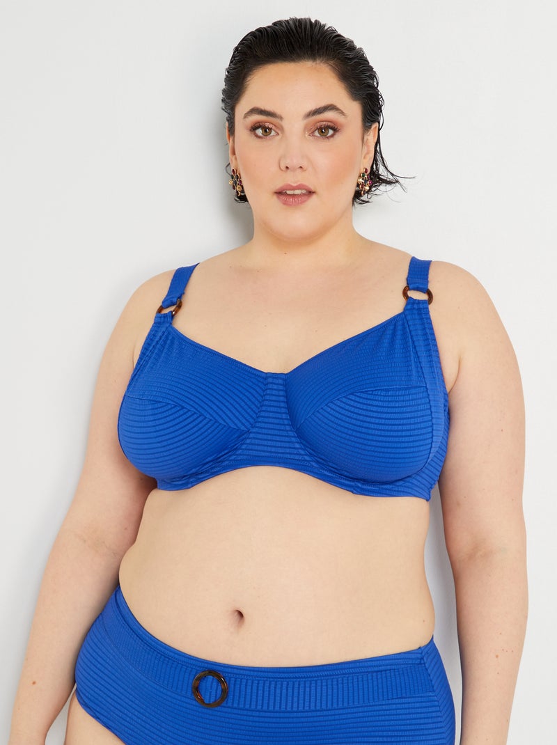 Bikinitop BLAUW - Kiabi