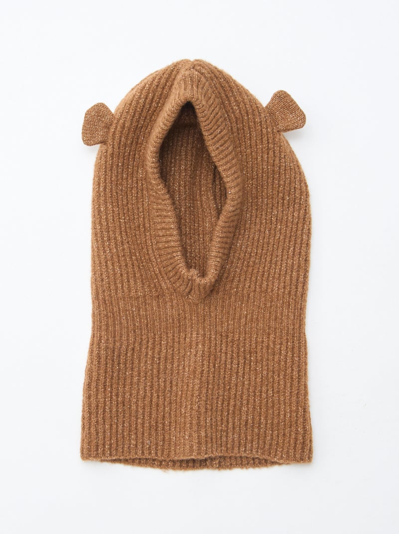 Bivakmuts van tricot Biege - Kiabi