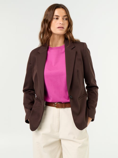 Blazer met lange mouw - Kiabi Blazer met lange mouw - Kiabi