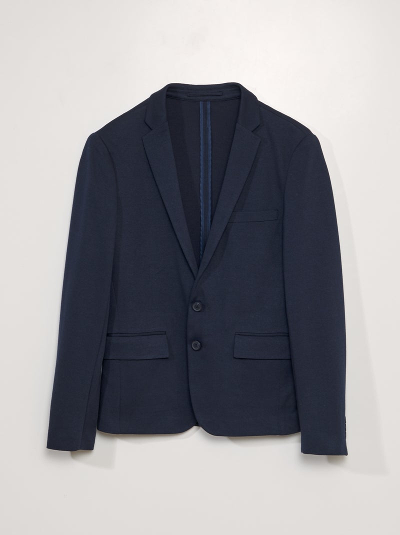 Blazerjas - gemakkelijk aan te trekken collectie BLAUW - Kiabi