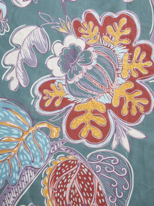 Bloemdessin bedlinnenset - 2 personen - Kiabi