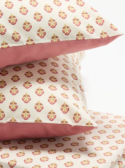 Bloemenprint dekbedovertrekset 2-persoons (240 x 220 cm) - Kiabi Home - Kiabi Bloemenprint dekbedovertrekset 2-persoons (240 x 220 cm) - Kiabi Home - Kiabi