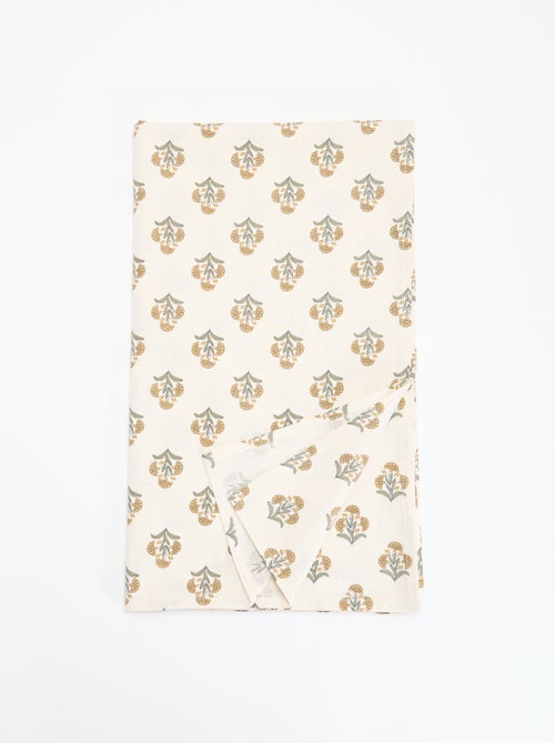 Bloemenprint tafelkleed - Kiabi