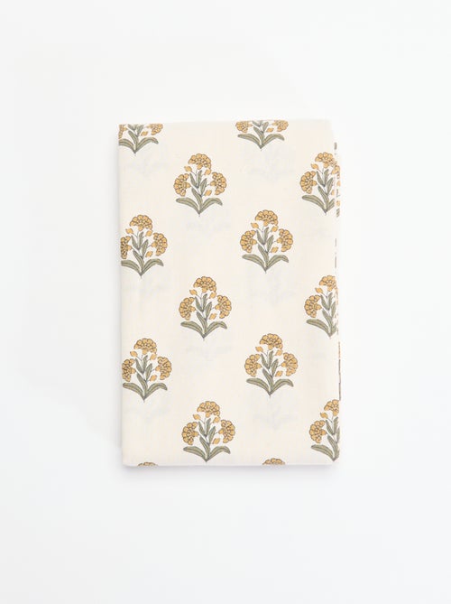Bloemenprint tafelkleed - Kiabi