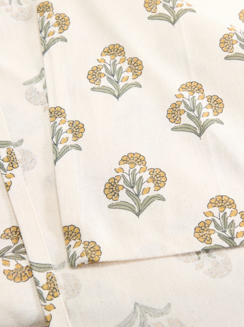 Bloemenprint tafelkleed - Kiabi