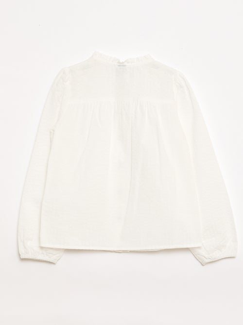 Blouse - gemakkelijk aan te trekken collectie - Kiabi