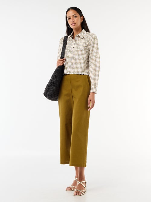 Blouse met all-over borduursels - Kiabi