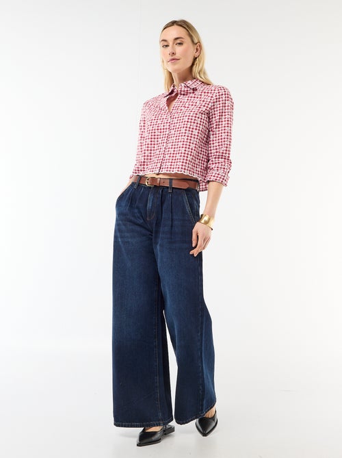 Blouse met all-over borduursels - Kiabi