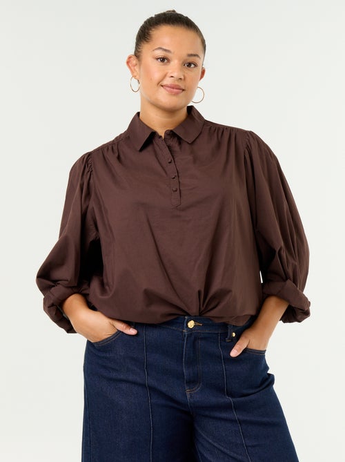 Blouse met ballonmouwen - Kiabi