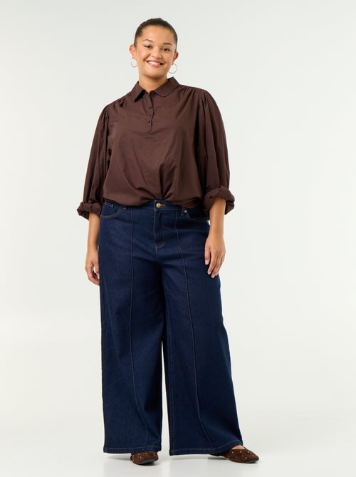 Blouse met ballonmouwen - Kiabi