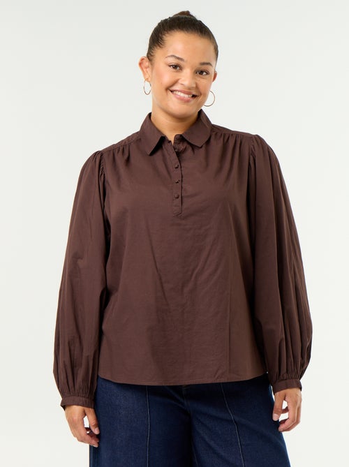 Blouse met ballonmouwen - Kiabi