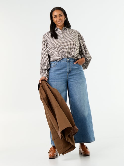 Blouse met ballonmouwen - Kiabi