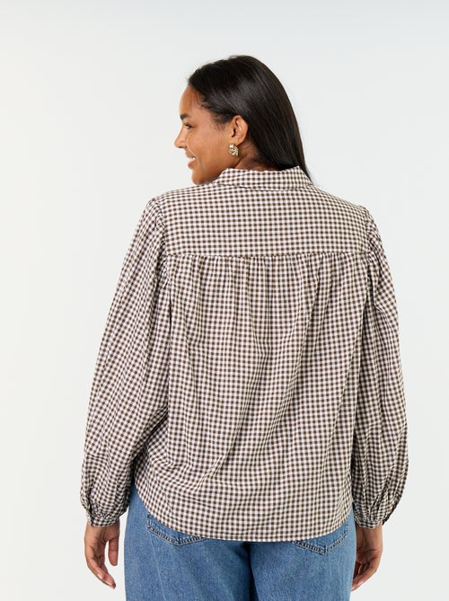 Blouse met ballonmouwen - Kiabi