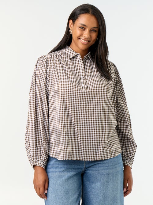 Blouse met ballonmouwen - Kiabi