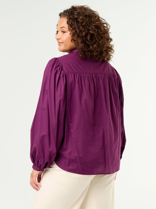 Blouse met ballonmouwen - Kiabi