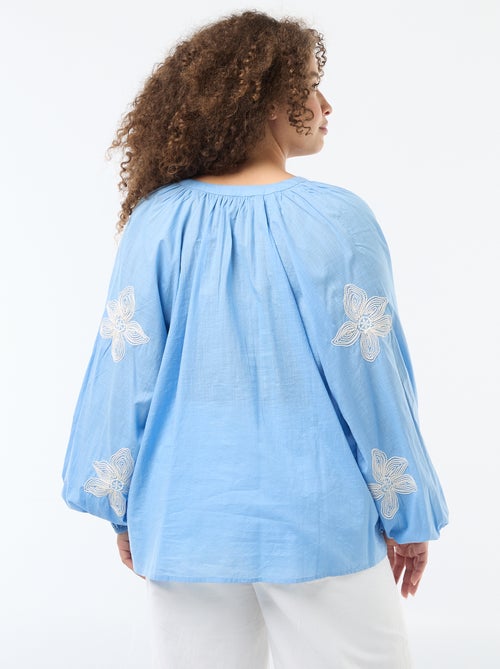 Blouse met borduursels - Kiabi Blouse met borduursels - Kiabi