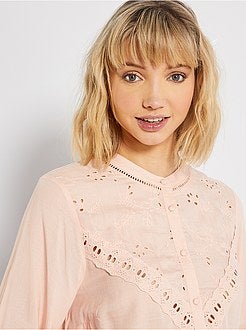 Blouse met borduurwerk - Kiabi