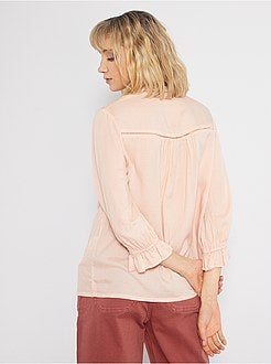 Blouse met borduurwerk - Kiabi