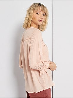 Blouse met borduurwerk - Kiabi