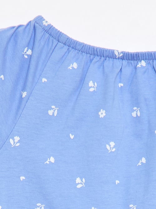 Blouse met elastische kraag en mouwboorden - Makkelijk aan te trekken collectie - Kiabi