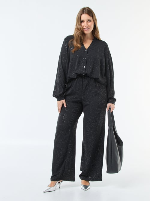 Blouse met glitters 'Only Carmakoma' - Kiabi