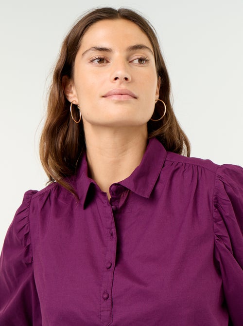 Blouse met knoopkraag - Kiabi Blouse met knoopkraag - Kiabi