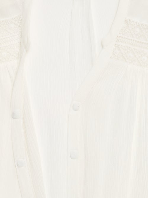 Blouse met korte mouwen Gemakkelijk aan te trekken - Kiabi