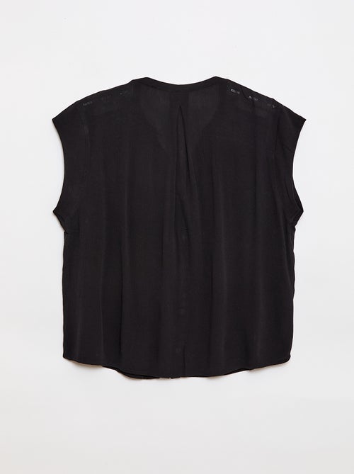 Blouse met korte mouwen Gemakkelijk aan te trekken - Kiabi
