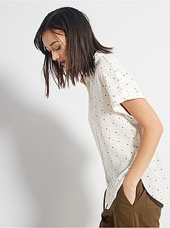 Blouse met korte mouwen - Kiabi