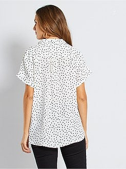 Blouse met korte mouwen - Kiabi