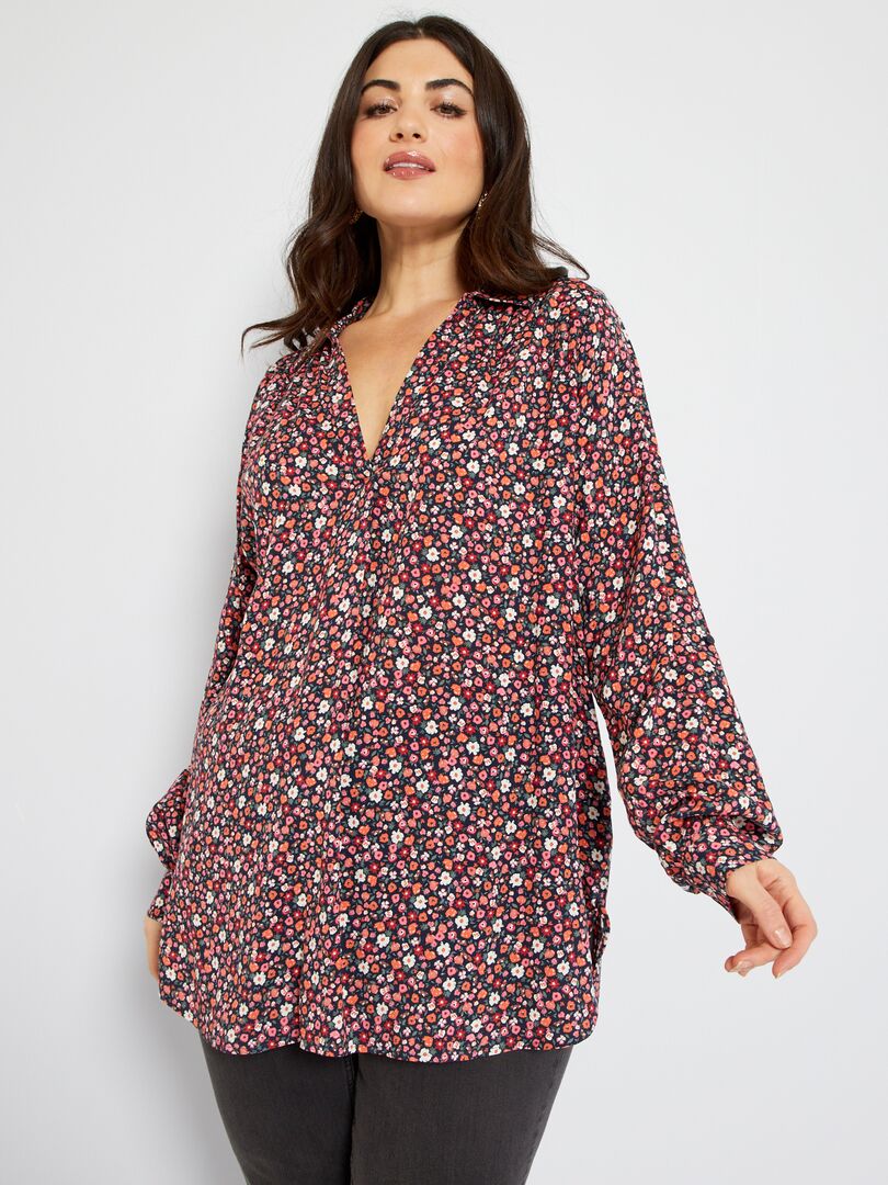 Blouses lange mouw roze Verpass