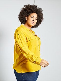 Blouse met opgestikte zakken - Kiabi