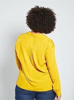 Blouse met opgestikte zakken - Kiabi