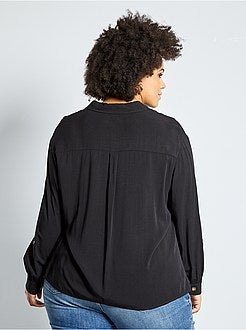 Blouse met opgestikte zakken - Kiabi