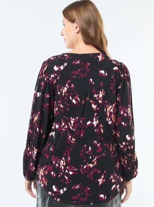 Blouse met print 'Only Carmakoma' - Kiabi