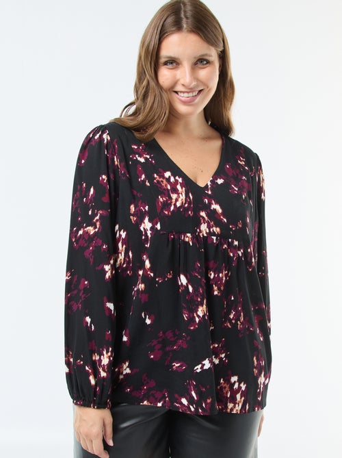 Blouse met print 'Only Carmakoma' - Kiabi