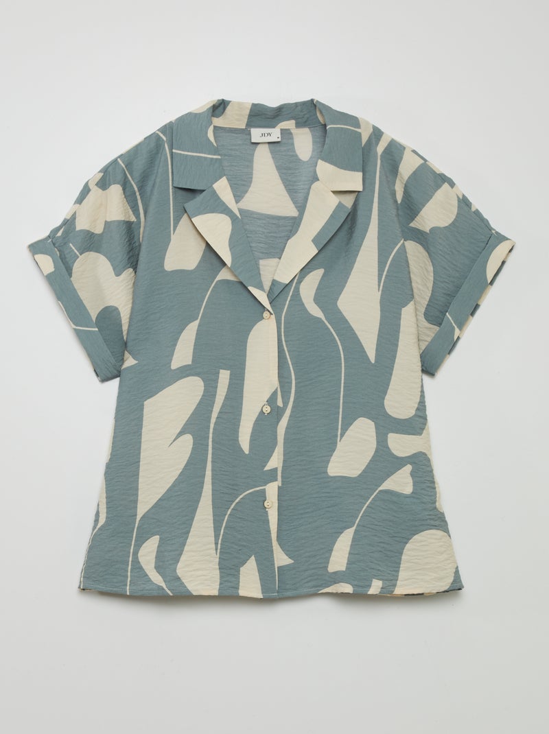 Blouse met pyjamakraag 'JDY' BIEGE - Kiabi