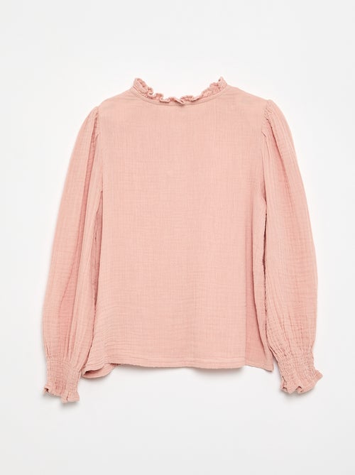 Blouse met volantkraag - Kiabi Blouse met volantkraag - Kiabi