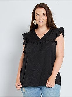Blouse met volants - Kiabi