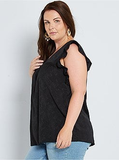 Blouse met volants - Kiabi