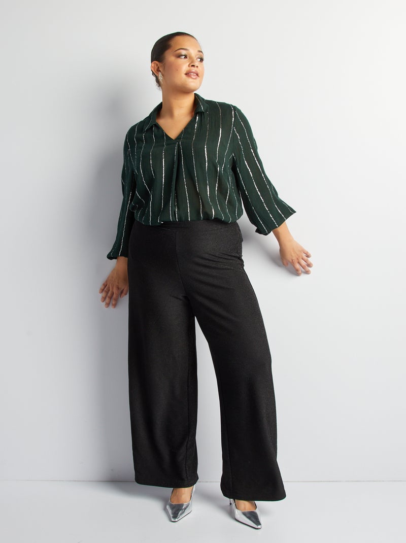 Blouse 'Only Carmakoma' GROEN - Kiabi