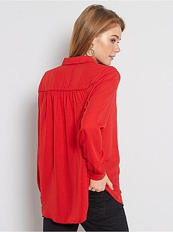 Blouse van crêpevoile - Kiabi