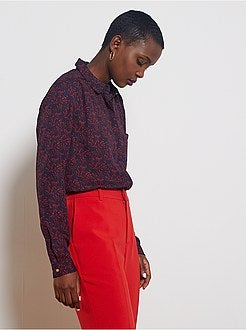Blouse van crêpevoile - Kiabi