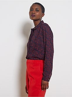 Blouse van crêpevoile - Kiabi