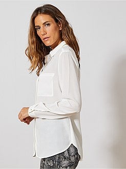 Blouse van crêpevoile - Kiabi