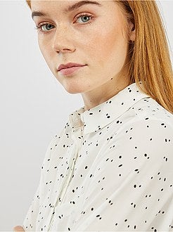 Blouse van crêpevoile - Kiabi