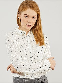 Blouse van crêpevoile - Kiabi