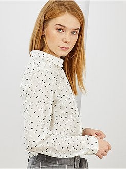 Blouse van crêpevoile - Kiabi